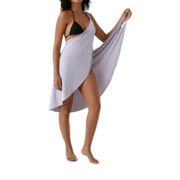 Halara Spaghetti Strap Crossover Cover Up‎ Wrap Cool Touch Dress-UPF50+ Sz XL - Picture 6 of 7